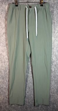 Chubbies The New Avenues Mens Small Khaki Green Pants Drawstring Stretch